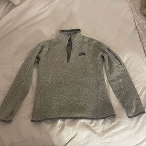 Gray Patagonia Half Zip